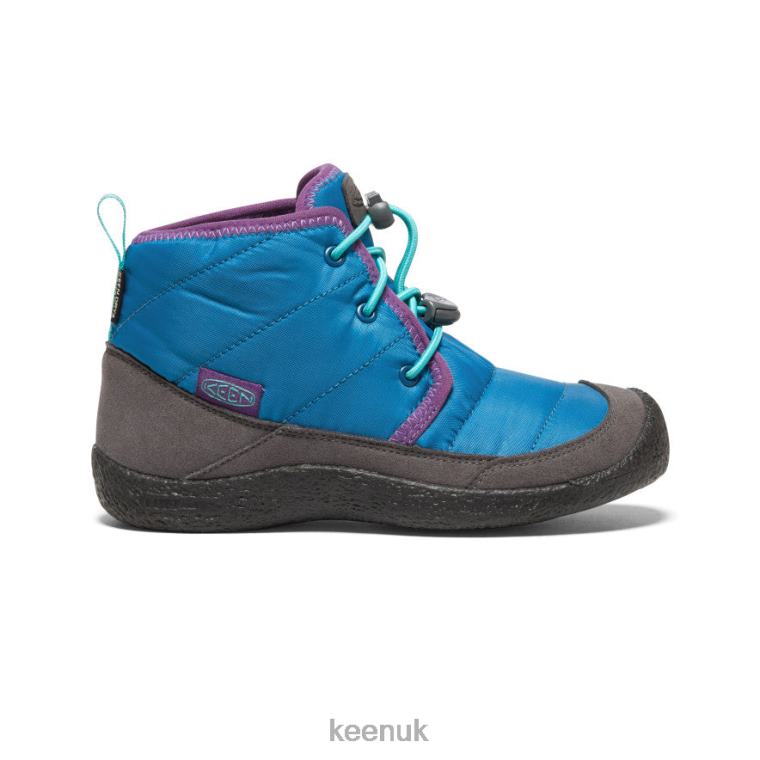 Footwear KEEN Howser II Waterproof Chukka Mykonos Blue/Atlantis Big Kids Z2D88938