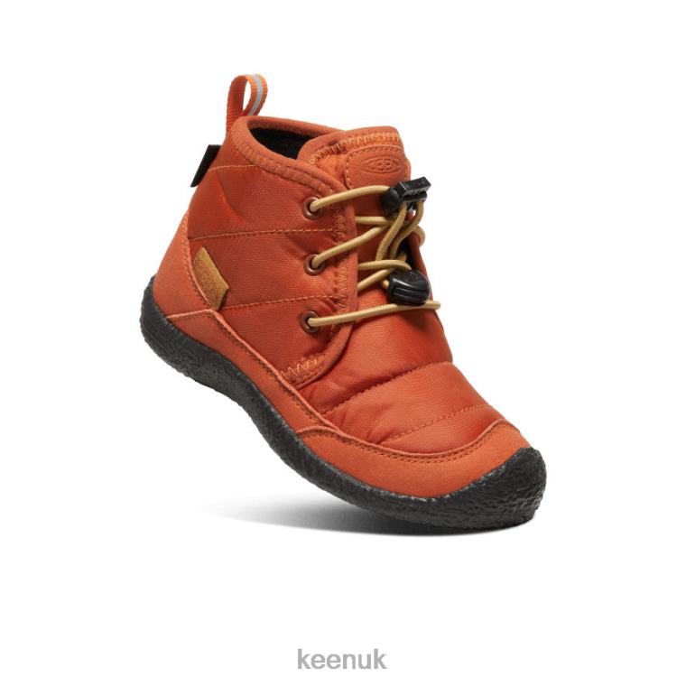 Footwear KEEN Howser II Waterproof Chukka Potters Clay/Black Little Kids Z2D88997