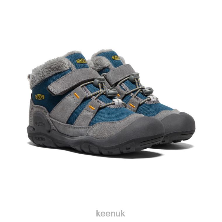 Footwear KEEN Knotch Chukka Steel Grey/Blue Wing Teal Little Kids Z2D88979