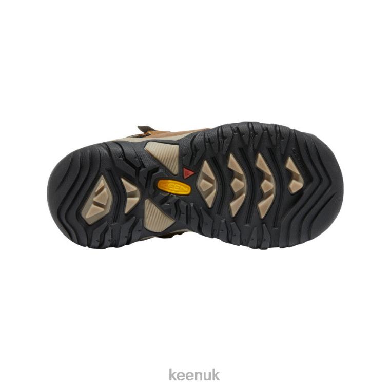 Footwear KEEN Ridge Flex Waterproof Boot Bison/Red Carpet Little Kids Z2D88905