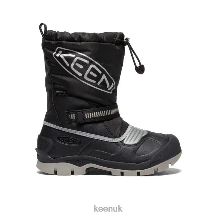 Footwear KEEN Snow Troll Waterproof Boot Black/Silver Big Kids Z2D881000
