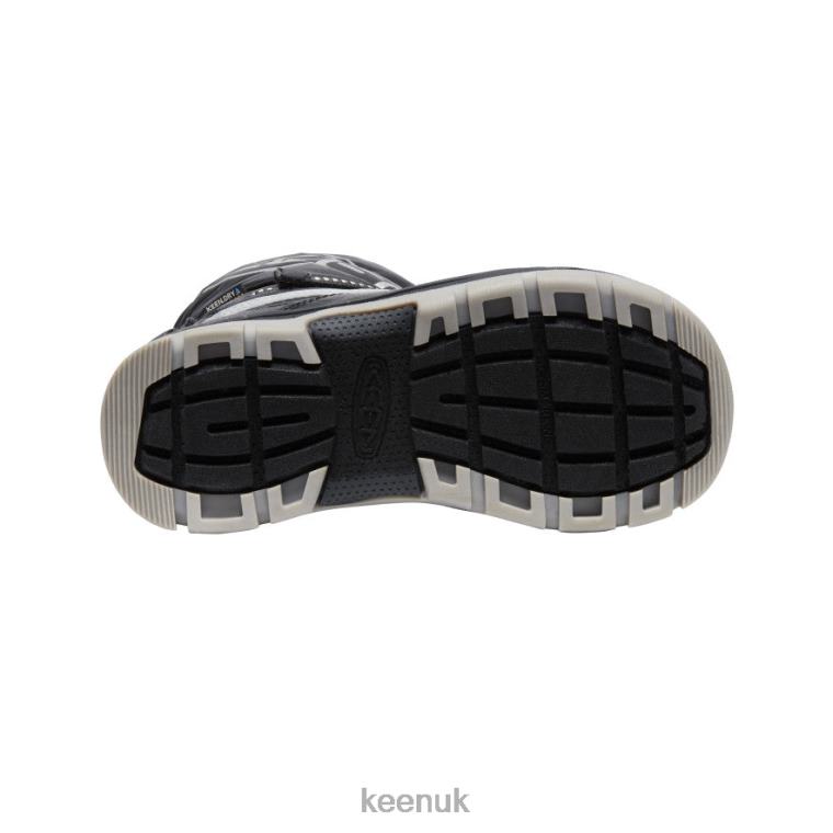 Footwear KEEN Snow Troll Waterproof Boot Black/Silver Big Kids Z2D881000