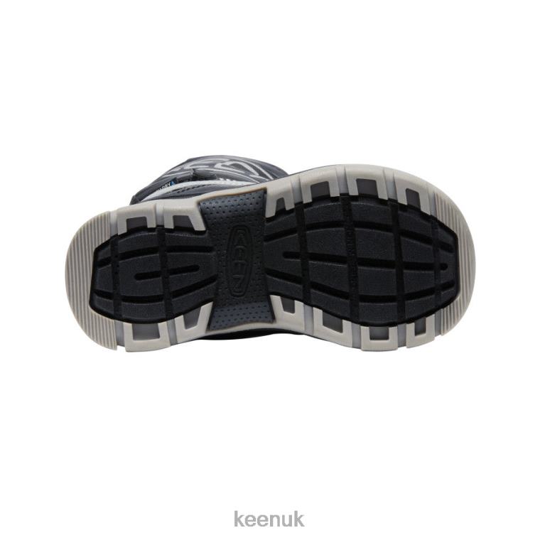 Footwear KEEN Snow Troll Waterproof Boot Black/Silver Little Kids Z2D881007