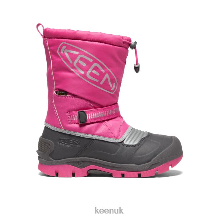 Footwear KEEN Snow Troll Waterproof Boot Fuchsia Purple/Silver Big Kids Z2D881001