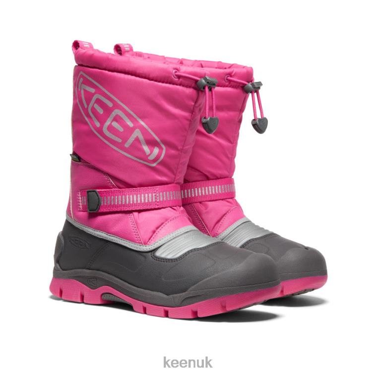 Footwear KEEN Snow Troll Waterproof Boot Fuchsia Purple/Silver Big Kids Z2D881001