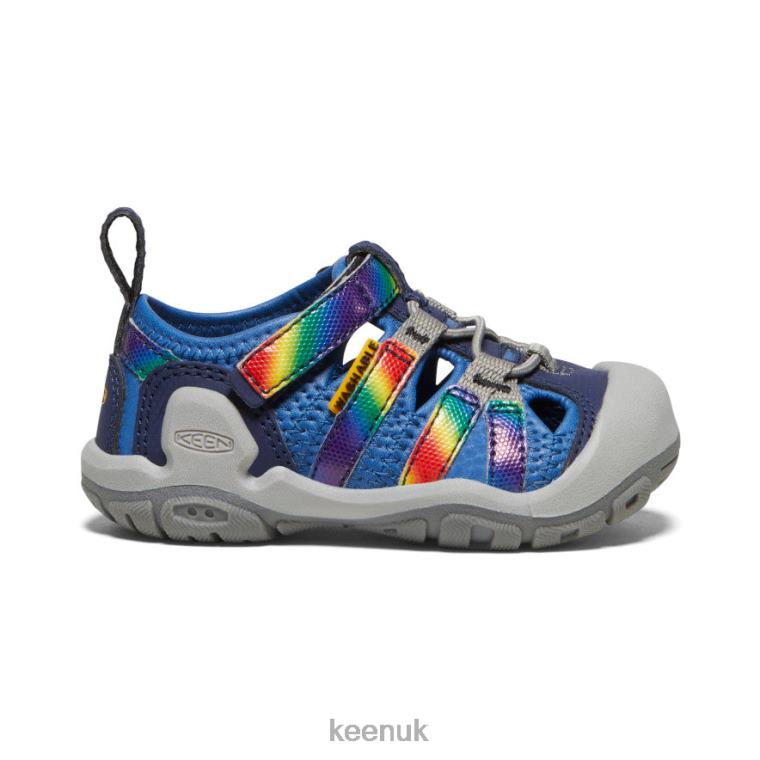 Footwear KEEN Knotch Creek Bright Cobalt/Rainbow Tie Dye Toddlers Z2D88808