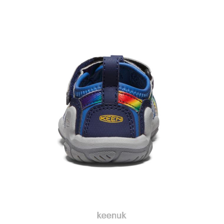 Footwear KEEN Knotch Creek Bright Cobalt/Rainbow Tie Dye Toddlers Z2D88808