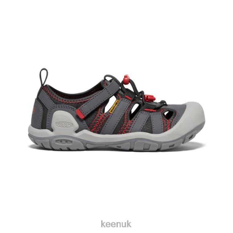 Footwear KEEN Knotch Creek Magnet/Red Carpet Big Kids Z2D88781