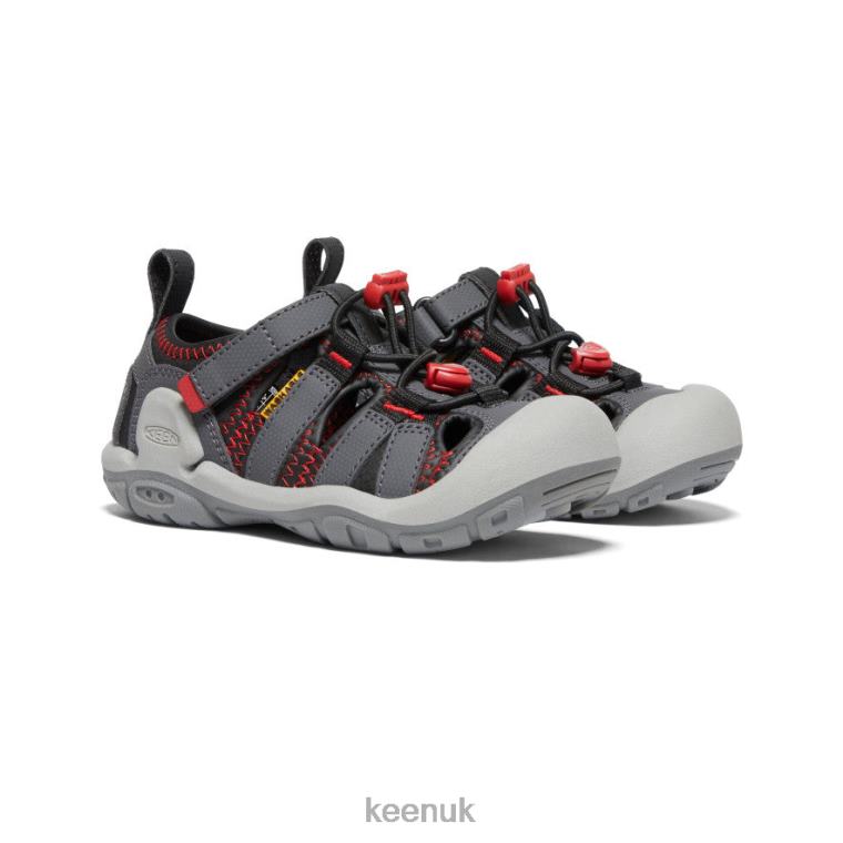 Footwear KEEN Knotch Creek Magnet/Red Carpet Little Kids Z2D88773