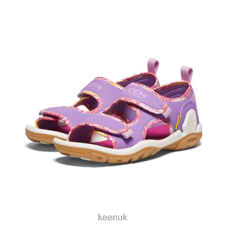 Footwear KEEN Knotch Creek Open-Toe English Lavender/Festival Fuchsia Big Kids Z2D88887