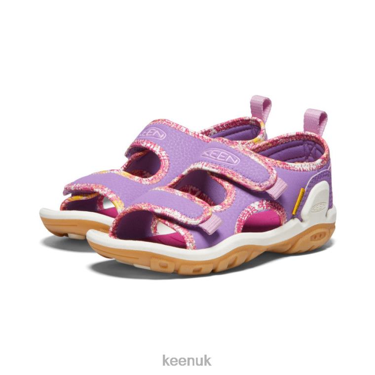Footwear KEEN Knotch Creek Open-Toe English Lavender/Festival Fuchsia Little Kids Z2D88770