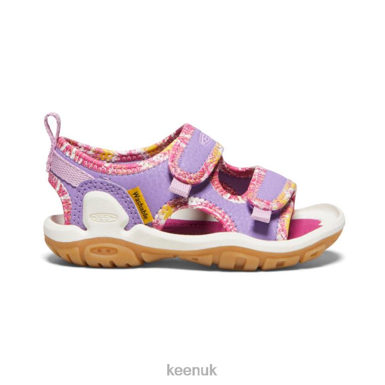 Footwear KEEN Knotch Creek Open-Toe English Lavender/Festival Fuchsia Toddlers Z2D88815