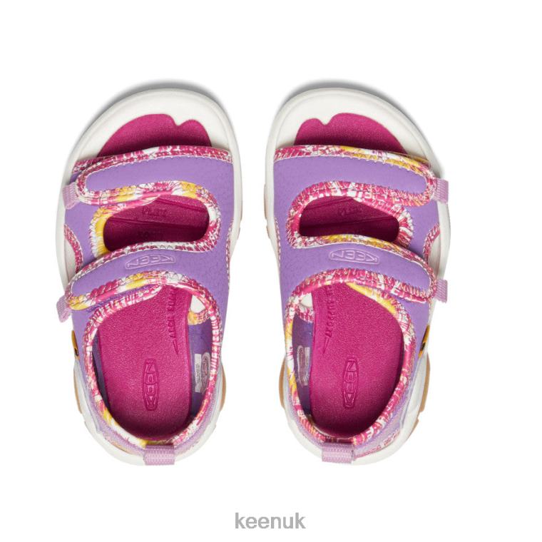 Footwear KEEN Knotch Creek Open-Toe English Lavender/Festival Fuchsia Toddlers Z2D88815