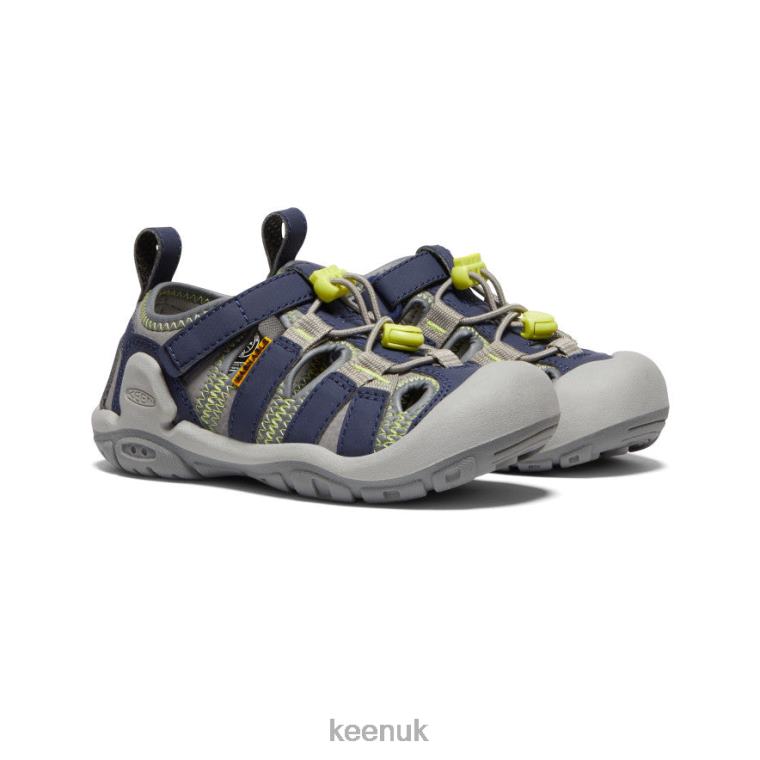 Footwear KEEN Knotch Creek Steel Grey/Blue Depths Little Kids Z2D88772