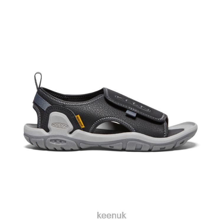 Footwear KEEN Knotch River Open-Toe Black/Steel Grey Big Kids Z2D88950