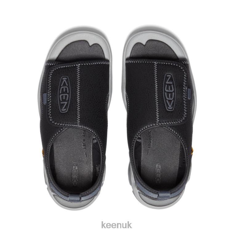 Footwear KEEN Knotch River Open-Toe Black/Steel Grey Big Kids Z2D88950