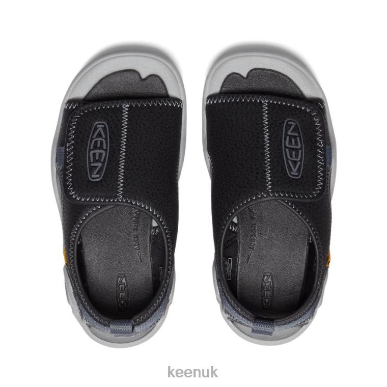 Footwear KEEN Knotch River Open-Toe Black/Steel Grey Little Kids Z2D88930