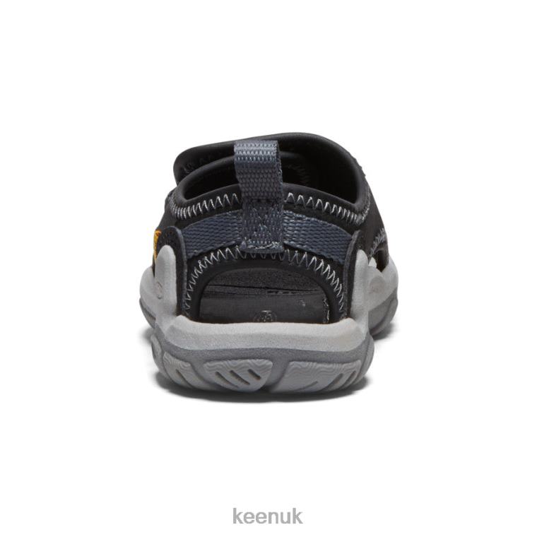 Footwear KEEN Knotch River Open-Toe Black/Steel Grey Toddlers Z2D88932