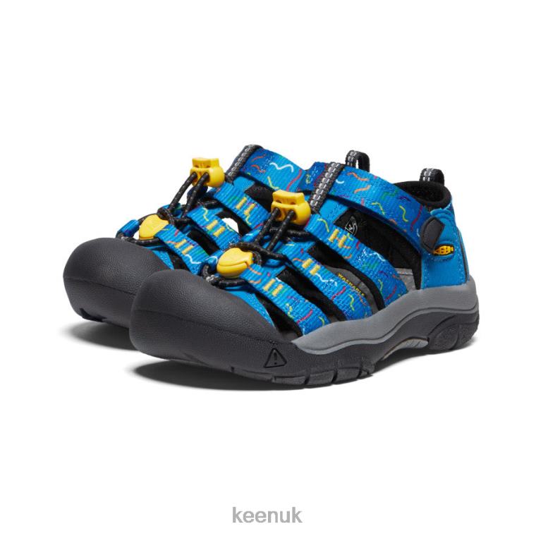 Footwear KEEN Newport H2 Austern/Black Little Kids Z2D88737