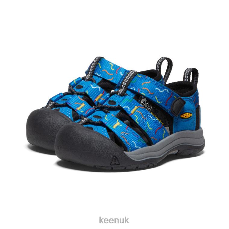 Footwear KEEN Newport H2 Austern/Black Toddlers Z2D88831