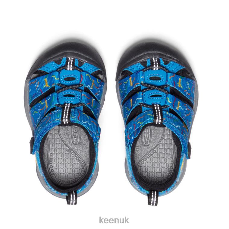 Footwear KEEN Newport H2 Austern/Black Toddlers Z2D88831