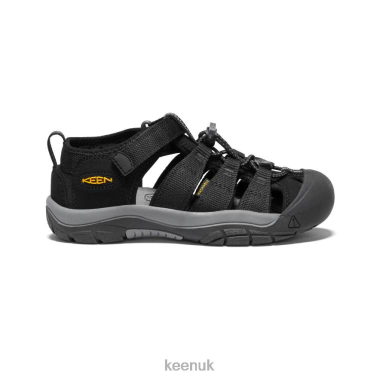 Footwear KEEN Newport H2 Black/Yellow Big Kids Z2D88750