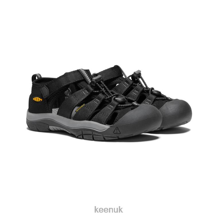 Footwear KEEN Newport H2 Black/Yellow Big Kids Z2D88750