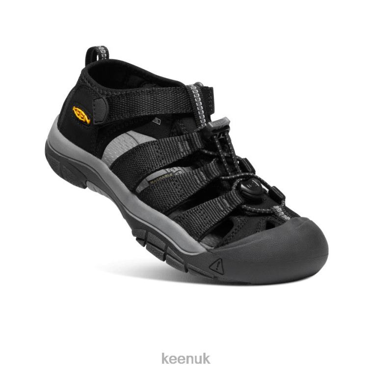 Footwear KEEN Newport H2 Black/Yellow Big Kids Z2D88750