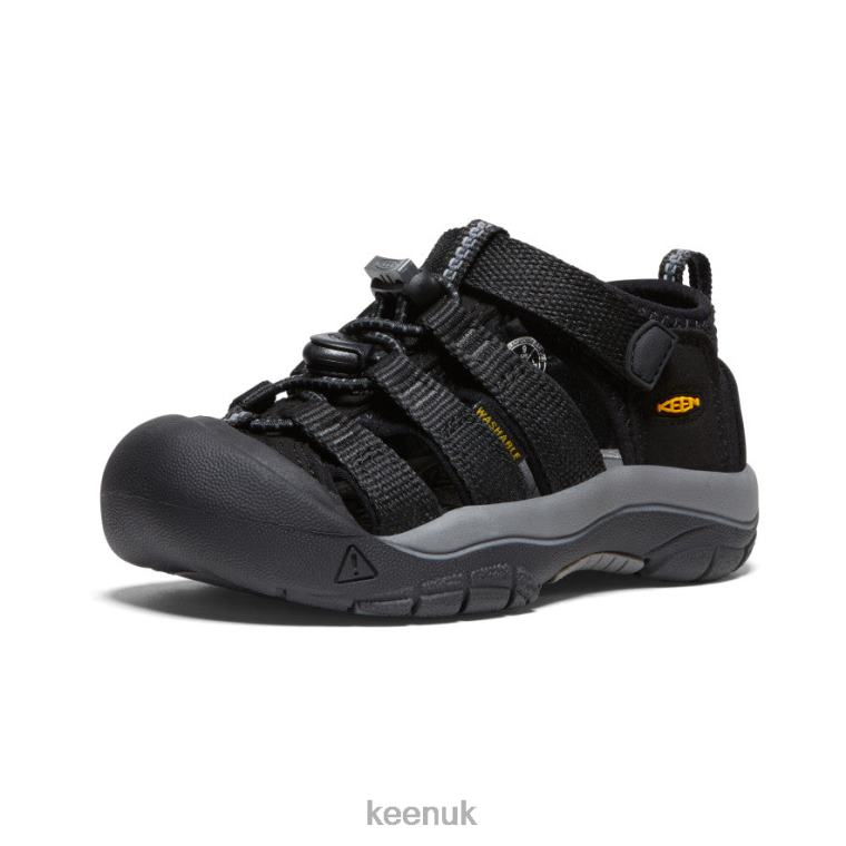 Footwear KEEN Newport H2 Black/Yellow Little Kids Z2D88729