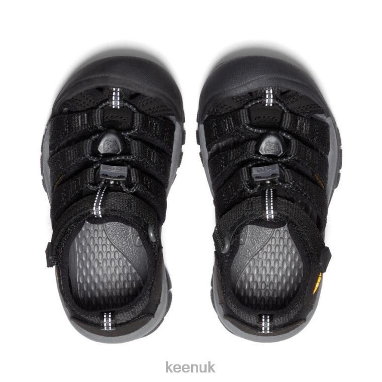 Footwear KEEN Newport H2 Black/Yellow Little Kids Z2D88729