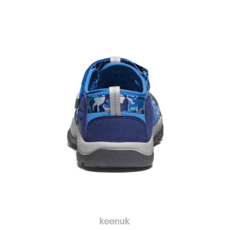 Footwear KEEN Newport H2 Camo/Bright Cobalt Big Kids Z2D88767