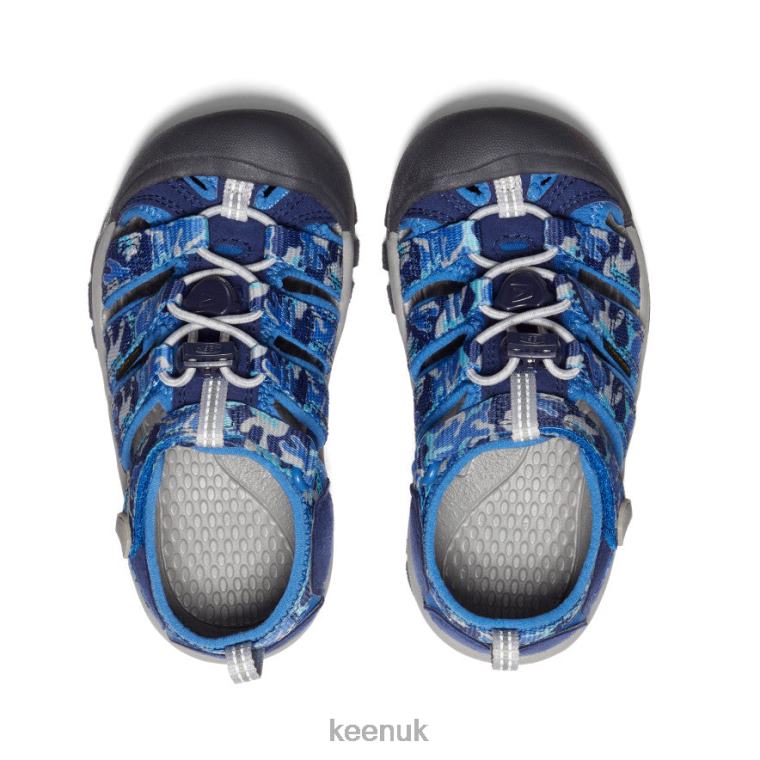 Footwear KEEN Newport H2 Camo/Bright Cobalt Little Kids Z2D88748