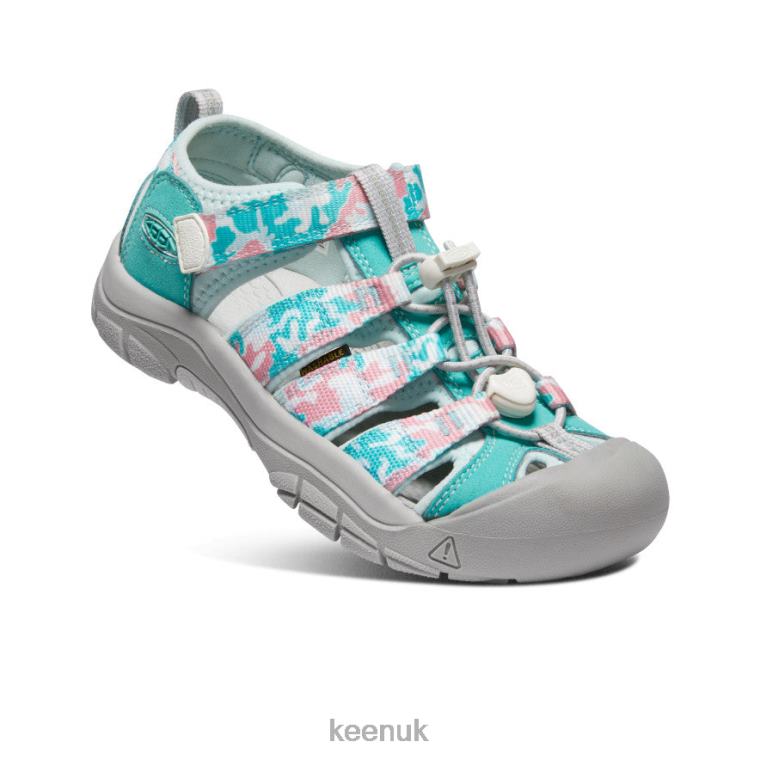 Footwear KEEN Newport H2 Camo/Pink Icing Big Kids Z2D88754
