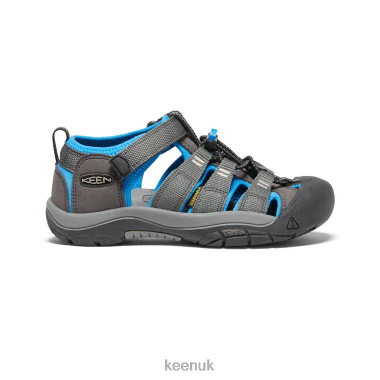 Footwear KEEN Newport H2 Magnet/Brilliant Blue Big Kids Z2D88751