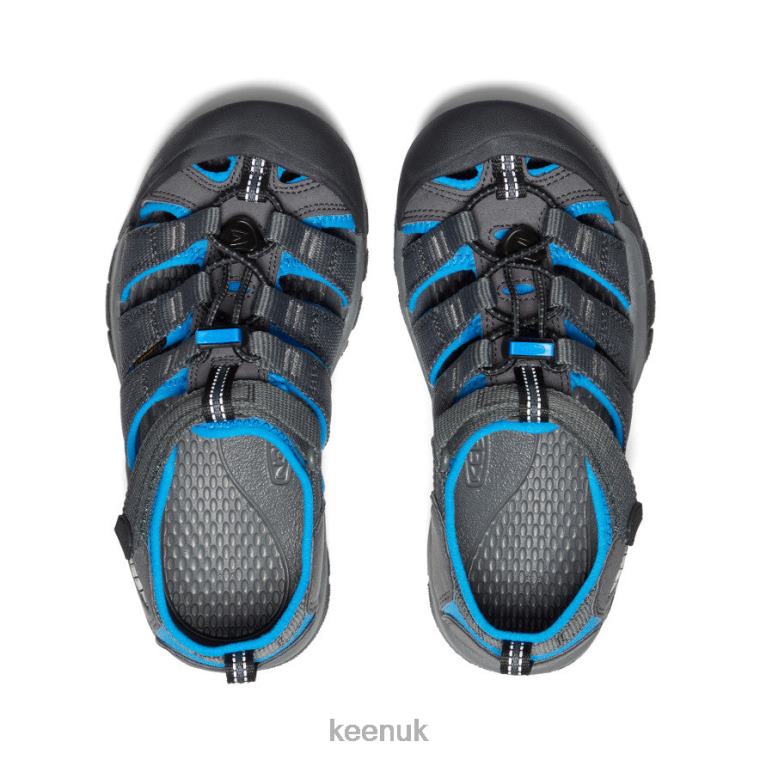 Footwear KEEN Newport H2 Magnet/Brilliant Blue Big Kids Z2D88751