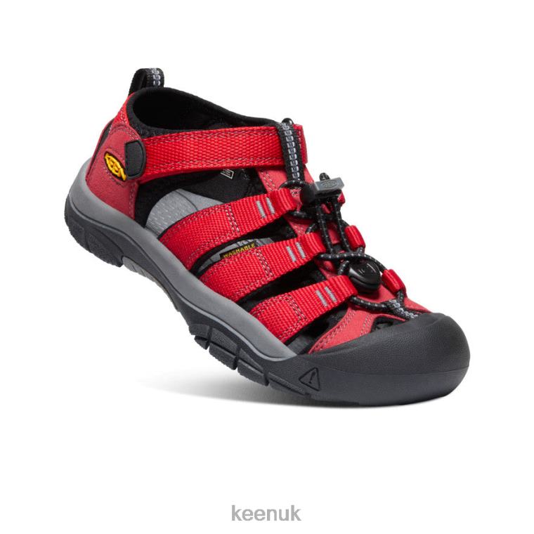 Footwear KEEN Newport H2 Ribbon Red/Gargoyle Big Kids Z2D88766