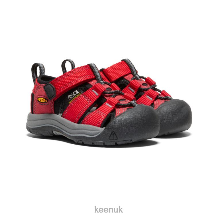 Footwear KEEN Newport H2 Ribbon Red/Gargoyle Toddlers Z2D88827