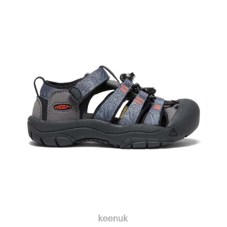 Footwear KEEN Newport H2 Steel Grey/Black Little Kids Z2D88735