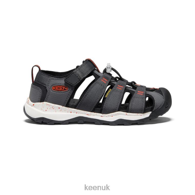 Footwear KEEN Newport Neo H2 Magnet/Spicy Orange Big Kids Z2D88967