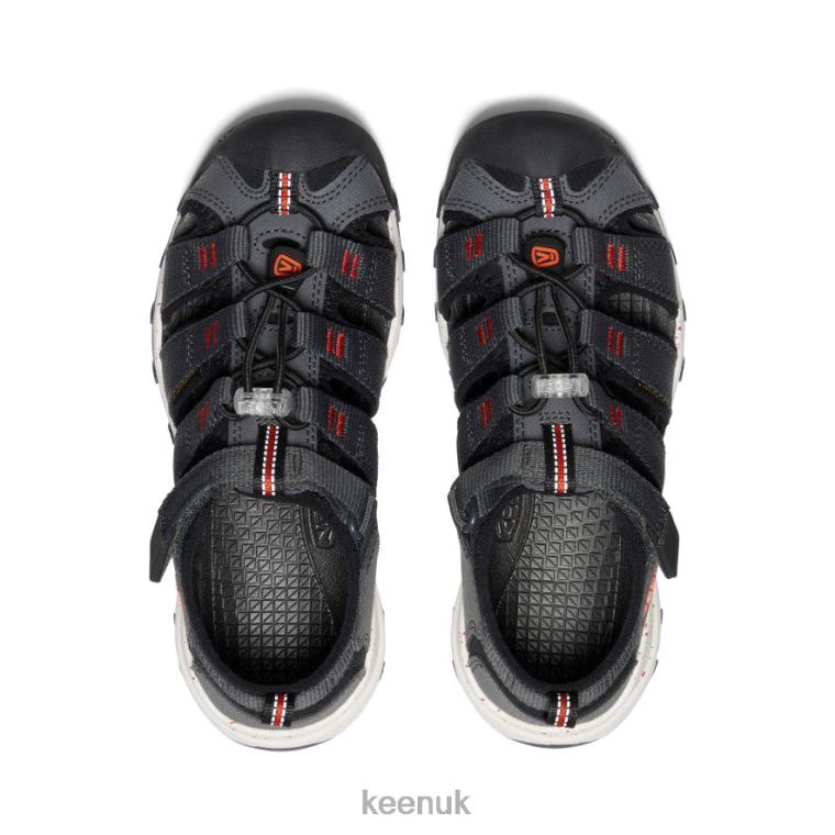 Footwear KEEN Newport Neo H2 Magnet/Spicy Orange Big Kids Z2D88967