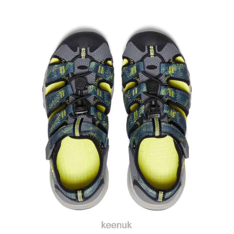 Footwear KEEN Newport Neo H2 Sea Moss/Steel Grey Big Kids Z2D88969