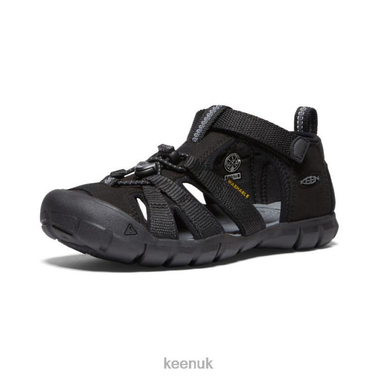 Footwear KEEN Seacamp II CNX Black/Grey Big Kids Z2D88796
