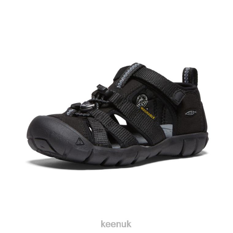 Footwear KEEN Seacamp II CNX Black/Grey Little Kids Z2D88855