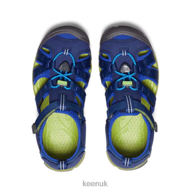 Footwear KEEN Seacamp II CNX Blue Depths/Chartreuse Big Kids Z2D88786