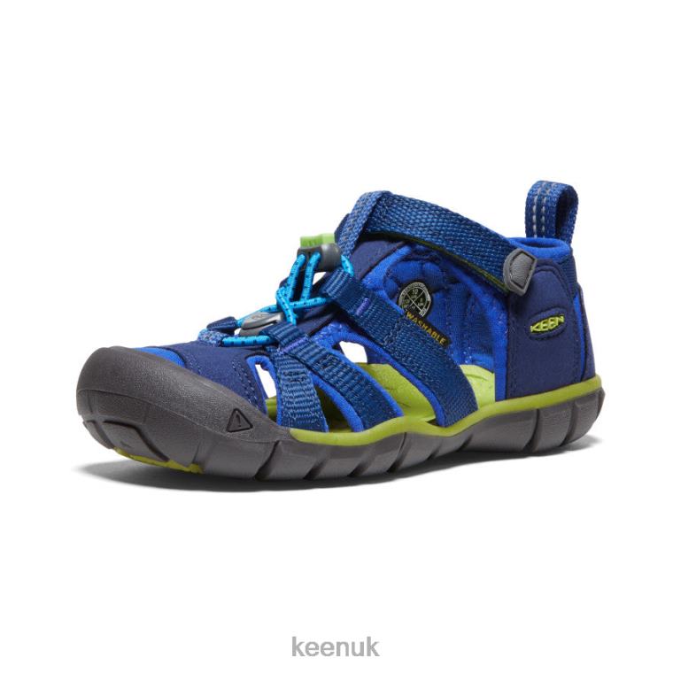 Footwear KEEN Seacamp II CNX Blue Depths/Chartreuse Little Kids Z2D88846