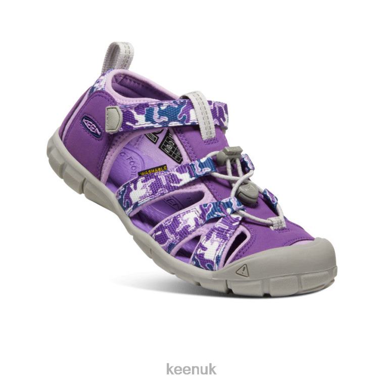 Footwear KEEN Seacamp II CNX Camo/Tillandsia Purple Big Kids Z2D88795