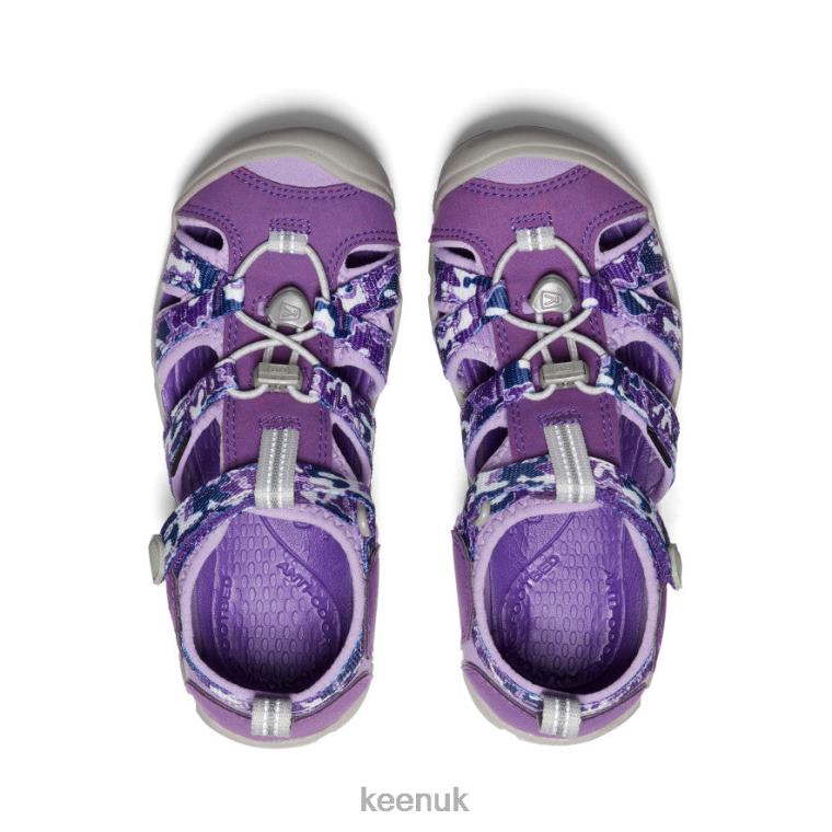 Footwear KEEN Seacamp II CNX Camo/Tillandsia Purple Big Kids Z2D88795