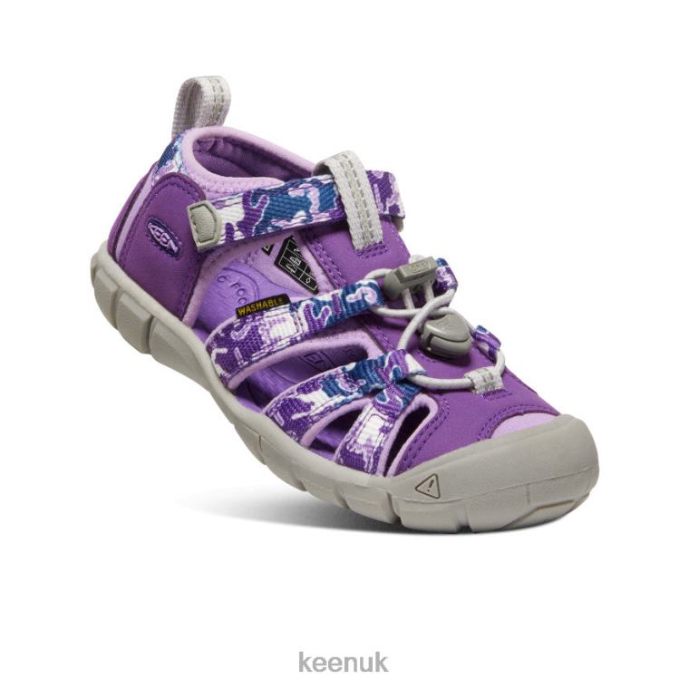 Footwear KEEN Seacamp II CNX Camo/Tillandsia Purple Little Kids Z2D88851
