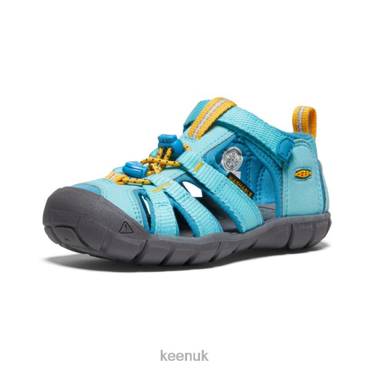 Footwear KEEN Seacamp II CNX Ipanema/Fjord Blue Little Kids Z2D88856