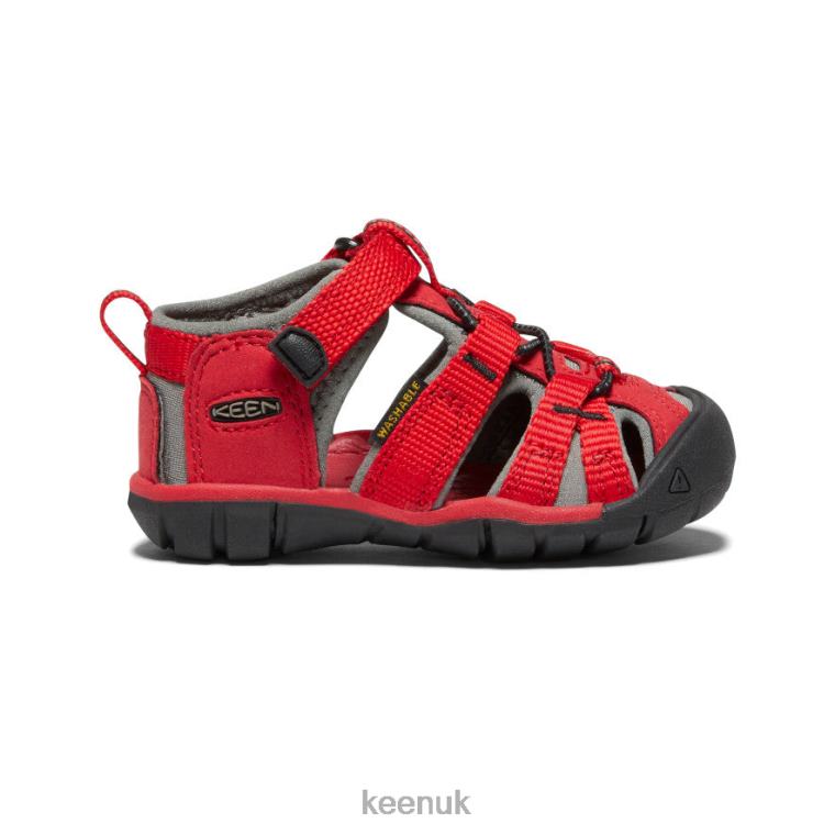 Footwear KEEN Seacamp II CNX Racing Red/Gargoyle Toddlers Z2D88824